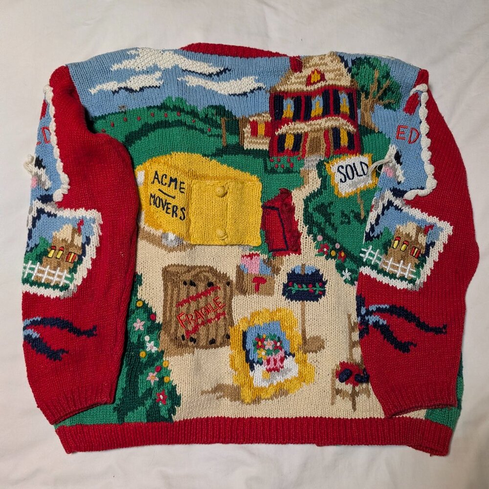 Vintage 1994 Eagles Eye Realtor Sweater - Picture 2 of 4